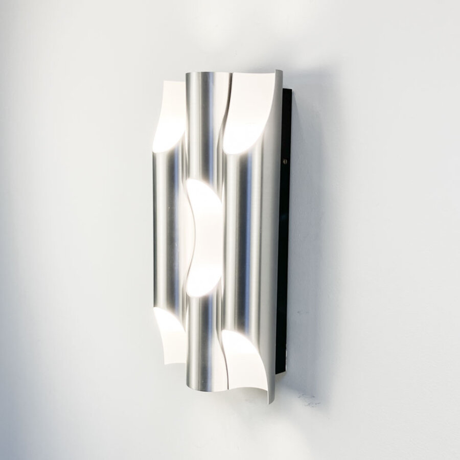 Wandleuchte Von Raak Amsterdam Aluminium Mid-century Modern Design Style Retro Furniture