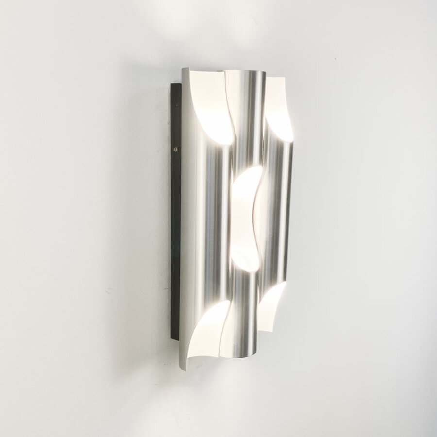 Wandleuchte Von Raak Amsterdam Aluminium Mid-century Modern Design Style Retro Furniture