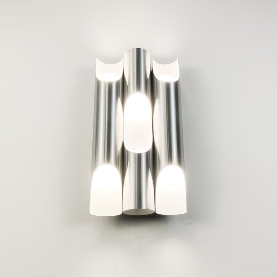 Wandleuchte Von Raak Amsterdam Aluminium Mid-century Modern Design Style Retro Furniture
