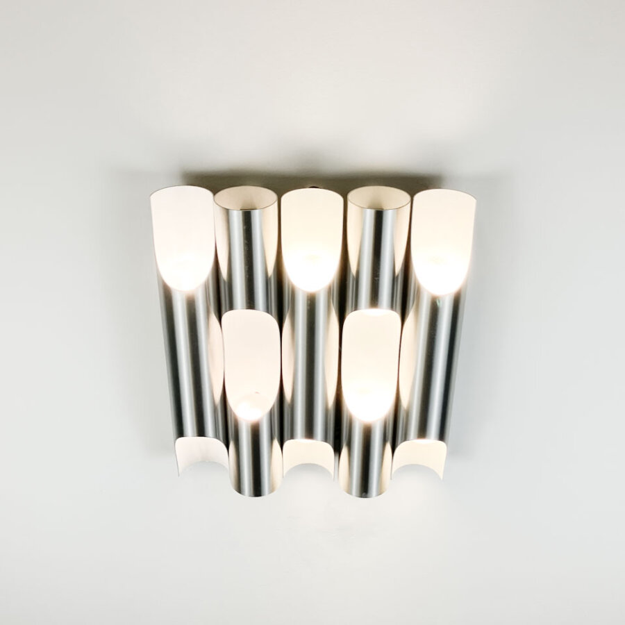 Wandleuchte Von Raak Amsterdam Aluminium Mid-century Modern Design Style Retro Furniture
