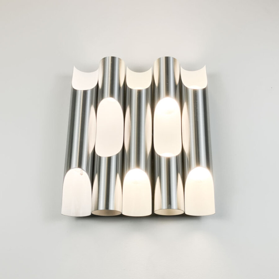 Wandleuchte Von Raak Amsterdam Aluminium Mid-century Modern Design Style Retro Furniture