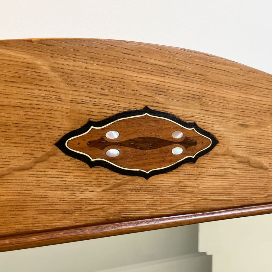 Jugendstil Kommode Waschtisch Mit Marmor Und Spiegelaufsatz Eiche 1910er Jahre Mid-century Modern Design Style Retro Furniture