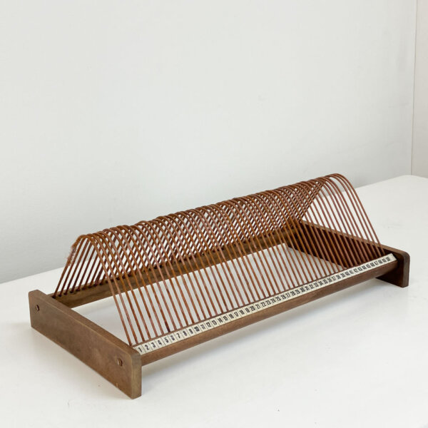Schallplattenstaender Holzrahmen 1950er Jahre 3 Mid-century Modern Design Style Retro Furniture