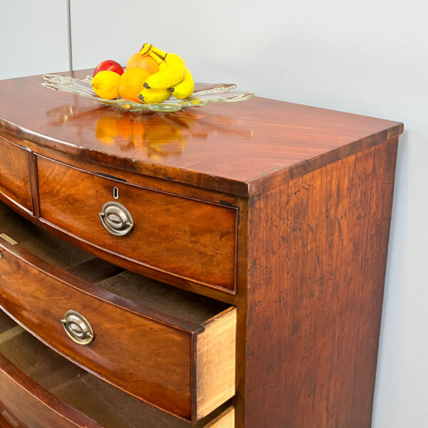 Antike Schubladen Kommode Mahagoni England Anfang 19. Jahrhundert Mid-century Modern Design Style Retro Furniture