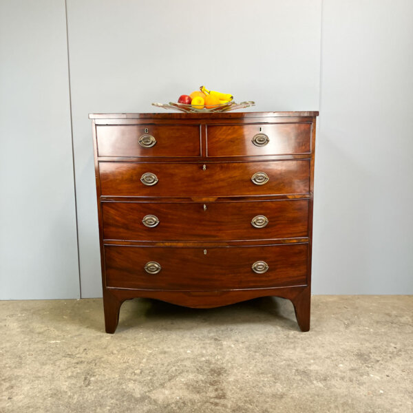 Antike Schubladen Kommode Mahagoni England Anfang 19. Jahrhundert Mid-century Modern Design Style Retro Furniture