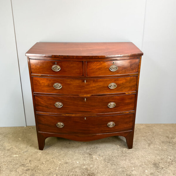 Antike Schubladen Kommode Mahagoni England Anfang 19. Jahrhundert Mid-century Modern Design Style Retro Furniture