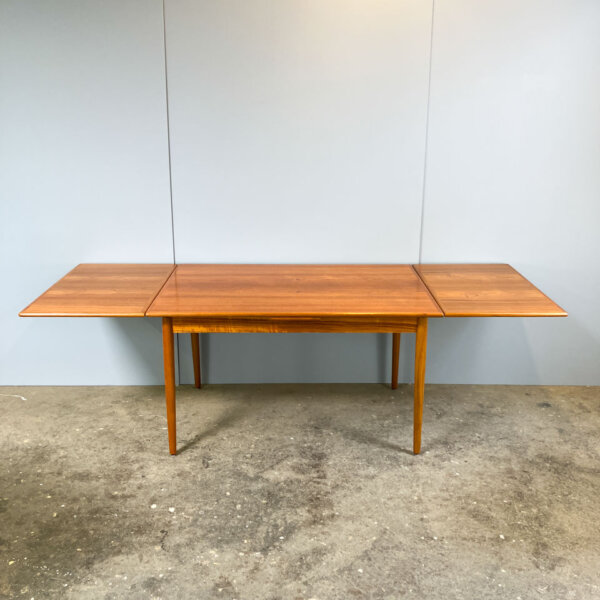 Ausziehbarer Esstisch Teak 1960er Jahre Mid-century Modern Design Style Retro Furniture