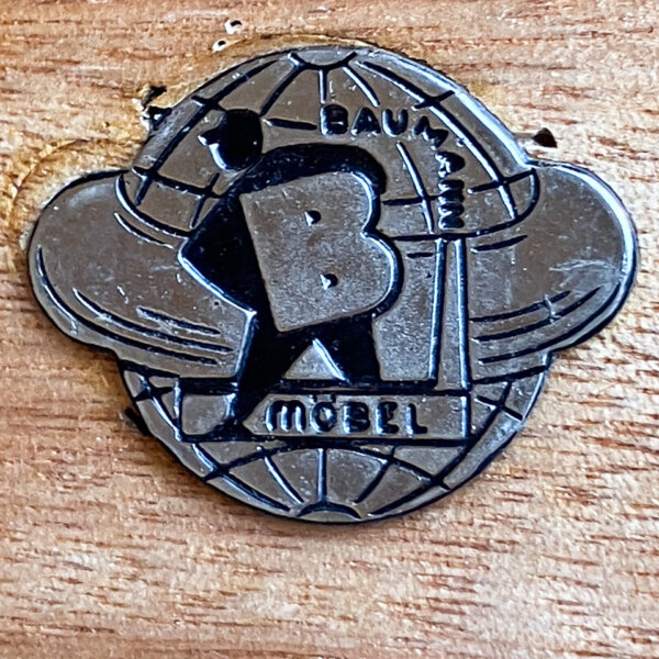 Kuechenbuffet Mit Roter Resopalplatte Von Baumann Moebel Eiche 1960er Jahre Mid-century Modern Design Style Retro Furniture