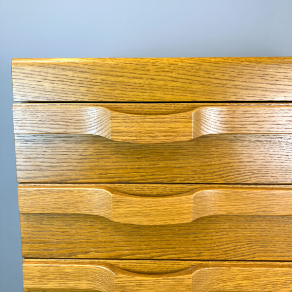 Schubladenkommode Eiche 1970er Jahre Mid-century Modern Design Style Retro Furniture