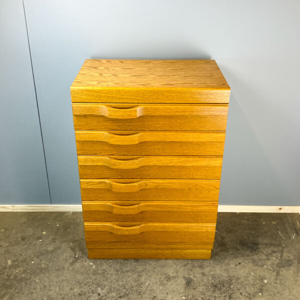 Schubladenkommode Eiche 1970er Jahre Mid-century Modern Design Style Retro Furniture