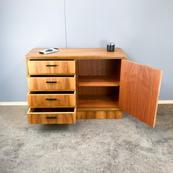 Schubladenschrank Nussbaum 1960er Jahre Mid-century Modern Design Style Retro Furniture