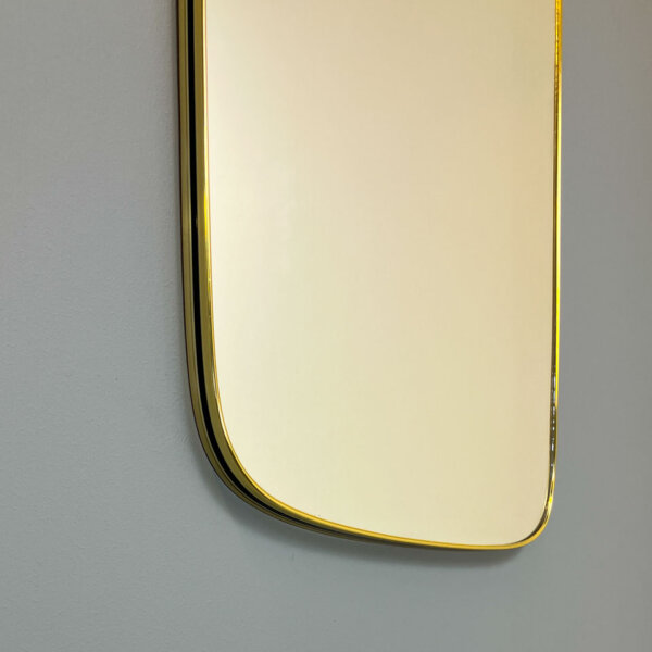 Wandspiegel Mit Messingrahmen 1960er Jahre Mid-century Modern Design Style Retro Furniture
