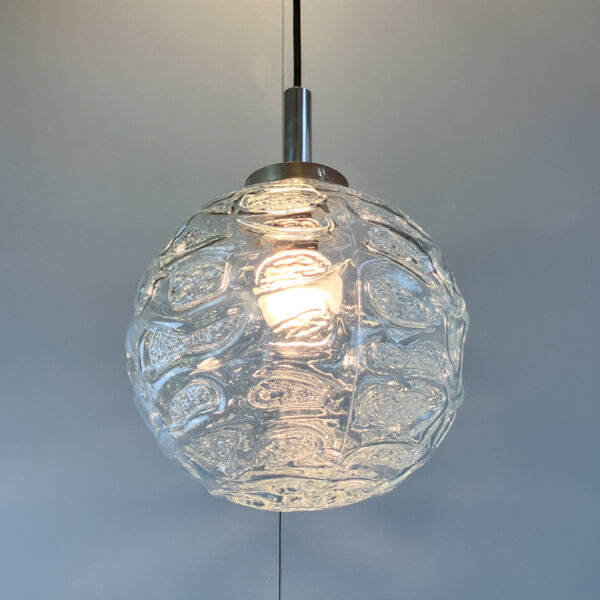 Set Aus 2 Nachttischleuchten Und Einer Pendelleuchte Von Graebe Glasschirme 60er Jahre Mid-century Modern Design Style Retro Furniture