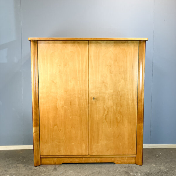 Kommode Geflammte Birke 50er Jahre Mid-century Modern Design Style Retro Furniture