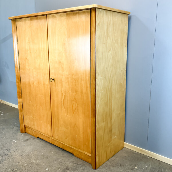 Kommode Geflammte Birke 50er Jahre Mid-century Modern Design Style Retro Furniture