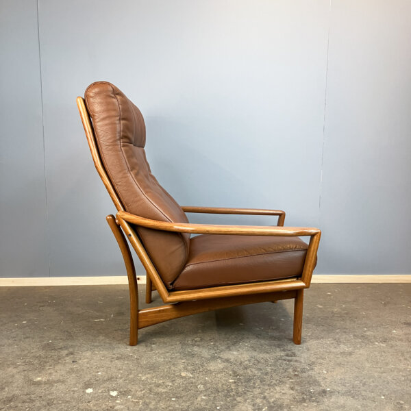 Loungechair Von Grete Jalk Fuer Glostrup Teak Und Leder 60er Jahre Mid-century Modern Design Style Retro Furniture