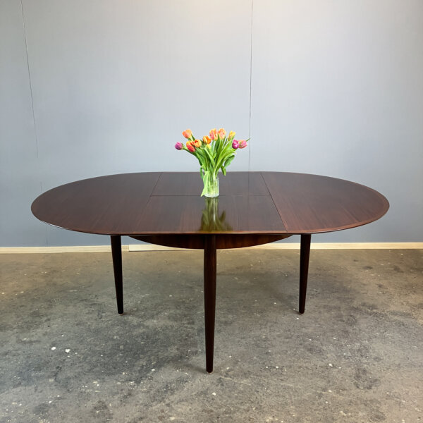 Ausziehbarer Esstisch Von Luebke Palisander 60er Jahre Mid-century Modern Design Style Retro Furniture