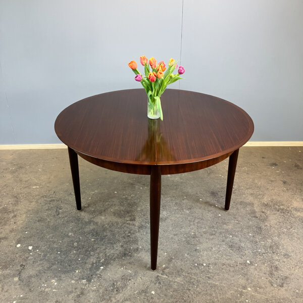 Ausziehbarer Esstisch Von Luebke Palisander 60er Jahre Mid-century Modern Design Style Retro Furniture