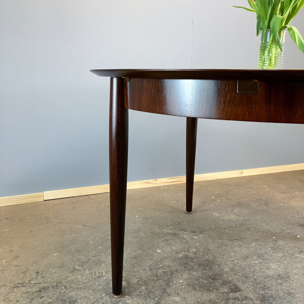 Ausziehbarer Esstisch Von Luebke Palisander 60er Jahre Mid-century Modern Design Style Retro Furniture