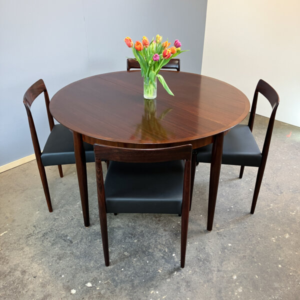 Ausziehbarer Esstisch Von Luebke Palisander 60er Jahre 6 Mid-century Modern Design Style Retro Furniture