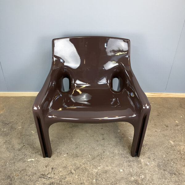 2 Vicario Sessel Von Vico Magistretti Fuer Artemide Kunststoff 70er Jahre Mid-century Modern Design Style Retro Furniture