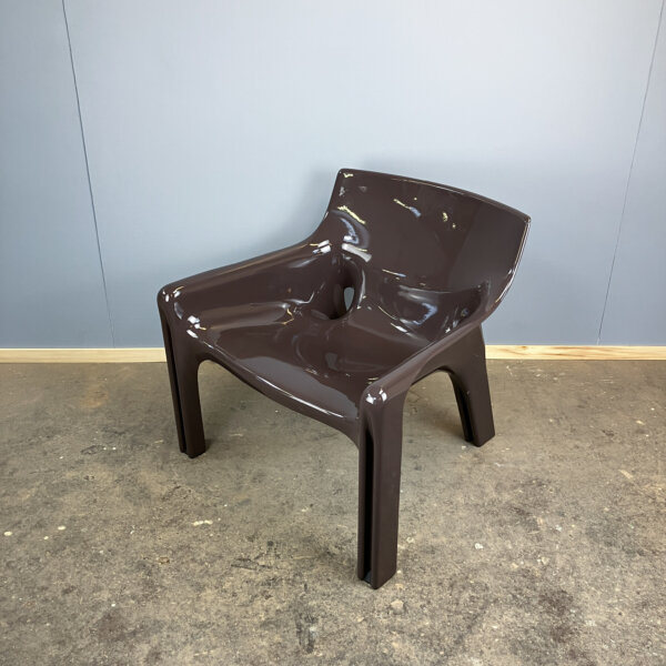 2 Vicario Sessel Von Vico Magistretti Fuer Artemide Kunststoff 70er Jahre Mid-century Modern Design Style Retro Furniture