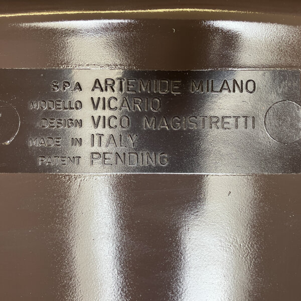 2 Vicario Sessel Von Vico Magistretti Fuer Artemide Kunststoff 70er Jahre Mid-century Modern Design Style Retro Furniture