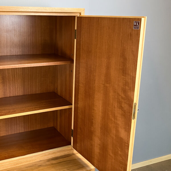 Kommode Schrankkombination Vonwk Moebel Nussbaum 60er Jahre Mid-century Modern Design Style Retro Furniture