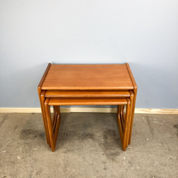 3er Satztische Von Salin Nyborg Teak 60er Jahre Mid-century Modern Design Style Retro Furniture