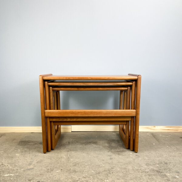3er Satztische Von Salin Nyborg Teak 60er Jahre Mid-century Modern Design Style Retro Furniture