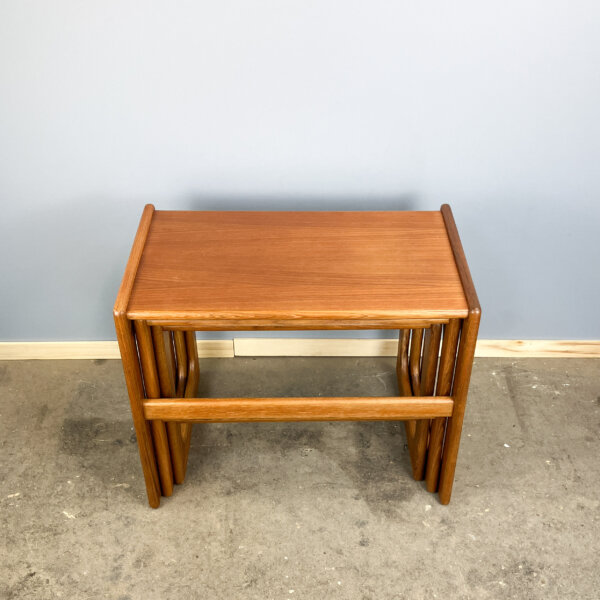 3er Satztische Von Salin Nyborg Teak 60er Jahre Mid-century Modern Design Style Retro Furniture