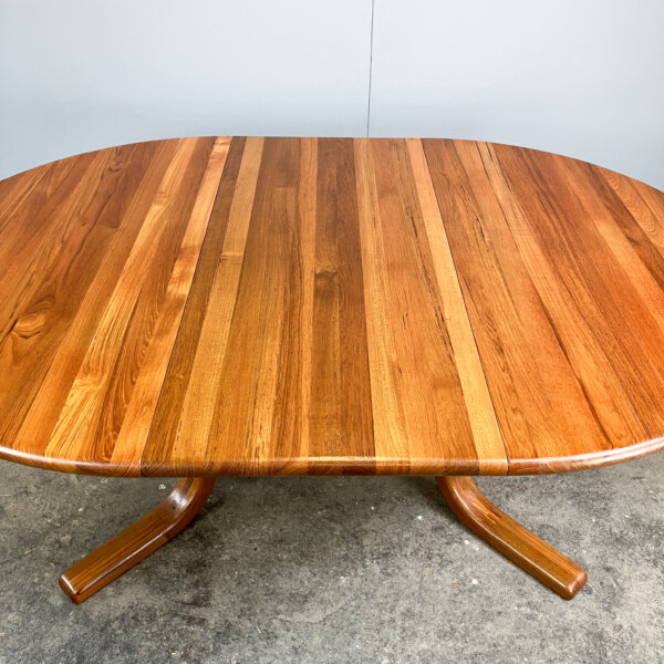 Ausziehbarer Esstisch Von Mikael Laursen Teak Massiv 60er Jahre Mid-century Modern Design Style Retro Furniture