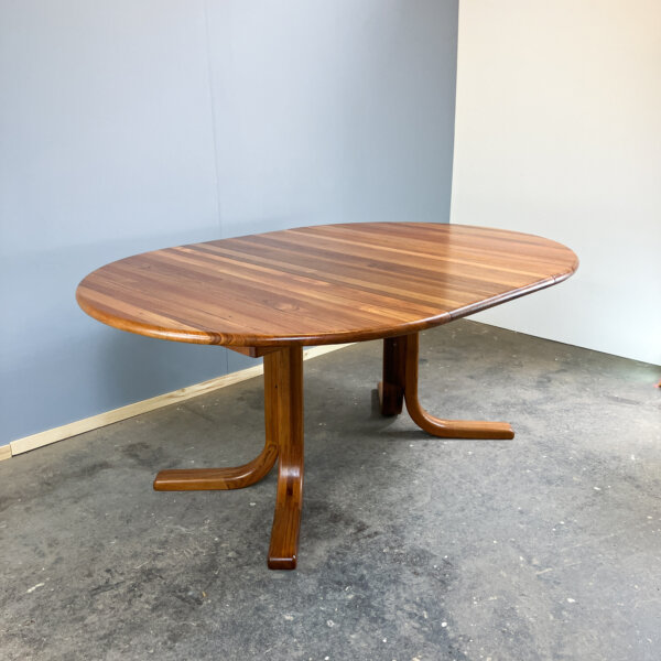 Ausziehbarer Esstisch Von Mikael Laursen Teak Massiv 60er Jahre Mid-century Modern Design Style Retro Furniture