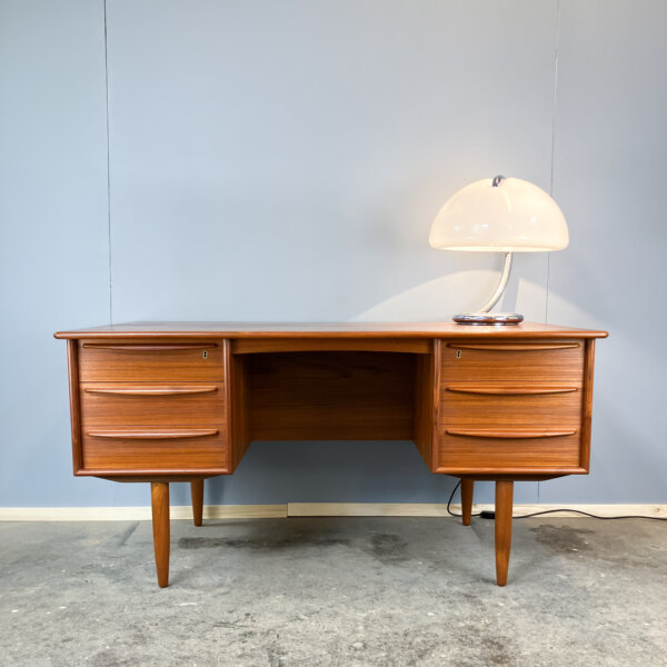 Daenischer Schreibtisch Von Svend Age Madsen Fuer Falster Teak 60er Jahre Mid-century Modern Design Style Retro Furniture