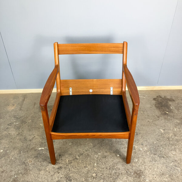 Senator Chair Von Ole Wanscher Fuer France Son Teak Und Velour 60er Jahre Mid-century Modern Design Style Retro Furniture
