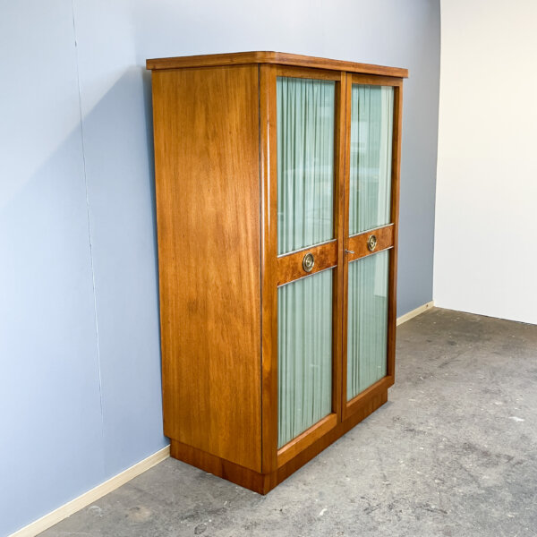Art Deco Schrank Mit Glastueren Verschiedene Hoelzer 30er Jahre 10 Mid-century Modern Design Style Retro Furniture
