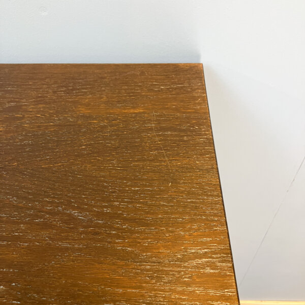 Rolladenschrank Dunkle Eiche 50er Jahre Mid-century Modern Design Style Retro Furniture