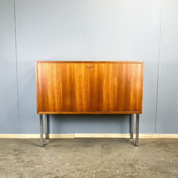 Barschrank Kleines Sideboard Teak 60er Jahre Mid-century Modern Design Style Retro Furniture