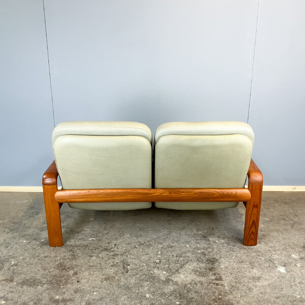 Sitzgruppe Von Dyrlund Teak Und Leder 60er Jahre Mid-century Modern Design Style Retro Furniture