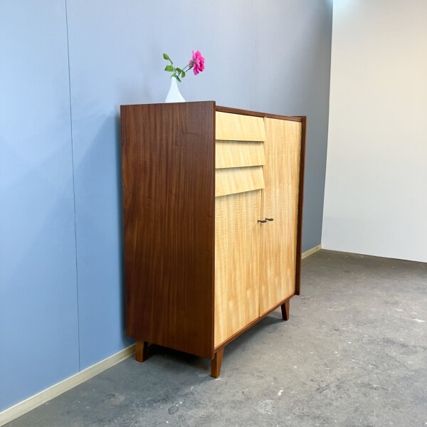 Herrenkommode Riegelahorn 60er Jahre Mid-century Modern Design Style Retro Furniture