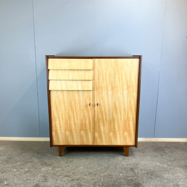 Herrenkommode Riegelahorn 60er Jahre Mid-century Modern Design Style Retro Furniture