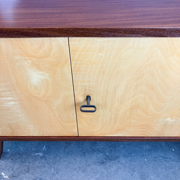 Lowboard Kleine Flurkommode Riegelahorn 60er Jahre Mid-century Modern Design Style Retro Furniture