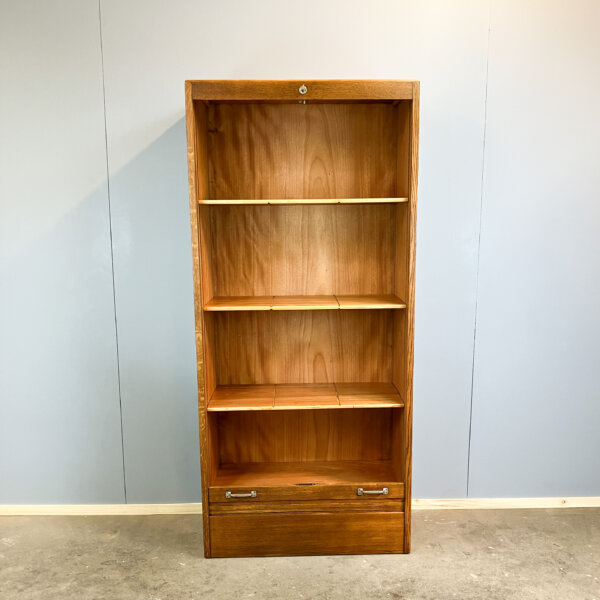 Rolladenschrank Eiche 50er Jahre Mid-century Modern Design Style Retro Furniture
