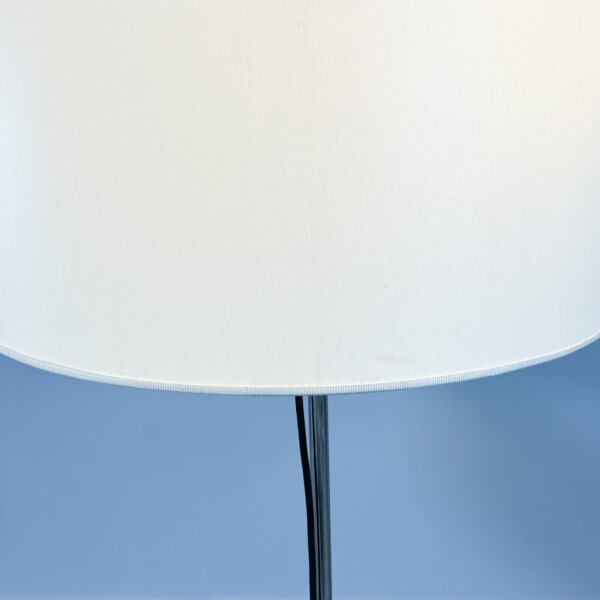 Stehleuchte Von Staff Chrom Und Schwarz Lackiertes Metall Mit Stoffschirm 70er Jahre Mid-century Modern Design Style Retro Furniture