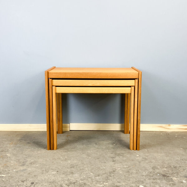 3er Satztische Von Christian Jensen Eiche 60er Jahre Mid-century Modern Design Style Retro Furniture