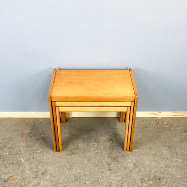 3er Satztische Von Christian Jensen Eiche 60er Jahre Mid-century Modern Design Style Retro Furniture