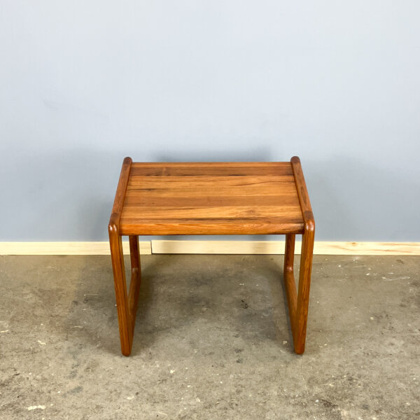 Beistelltisch Massives Teakholz 60er Jahre 2 Mid-century Modern Design Style Retro Furniture