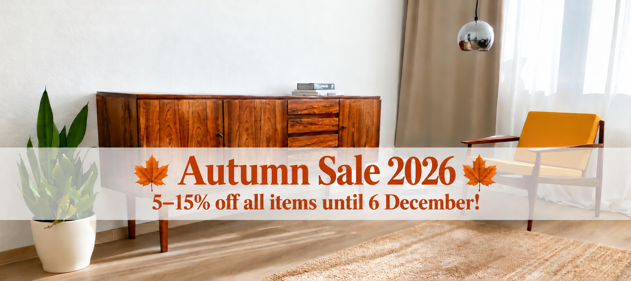 Autumn Sale 2026 Orange 3355kb V2 Mid-century Modern Design Style Retro Furniture