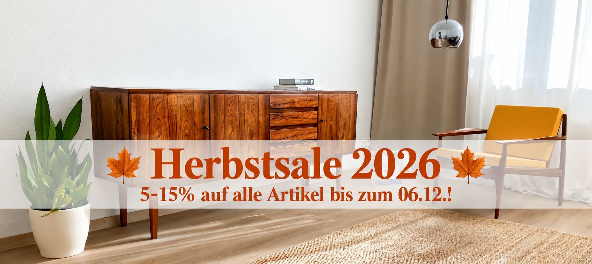 Orange Mit Ahornblatt 3355kb Mid-century Modern Design Style Retro Furniture